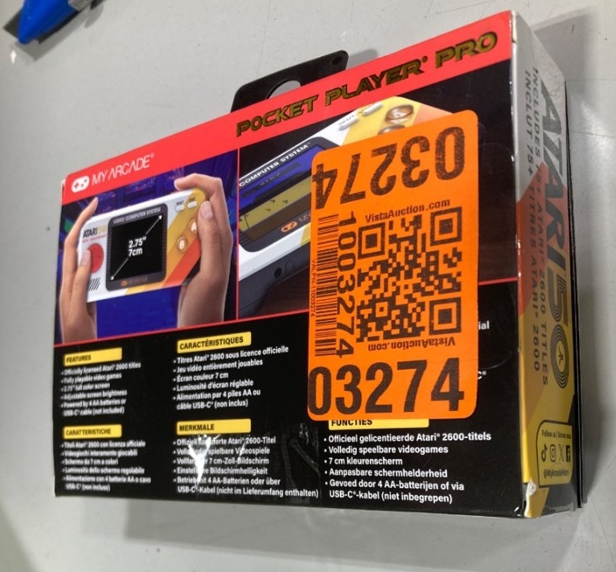My Arcade Atari Pocket Player Pro: Portable Video Game System 100 Games