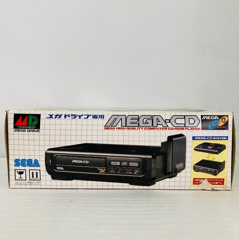 Sega Mega Drive Mega CD HAA-2910 Home Game Console Unconfirmed Near Mint