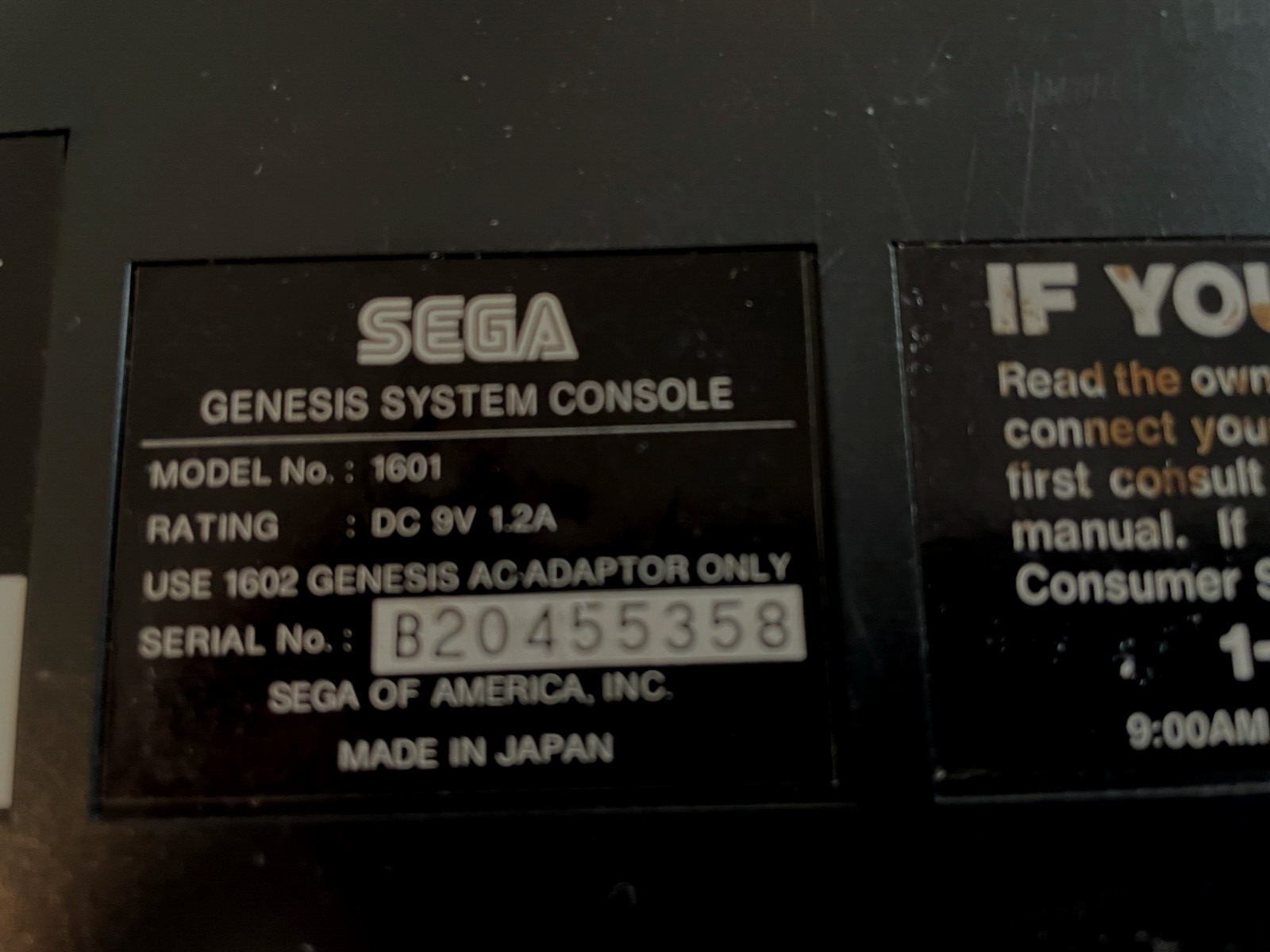 SEGA GENESIS Console 1601 Game System 2 Controllers 3 Games Power + RF Cords WRX