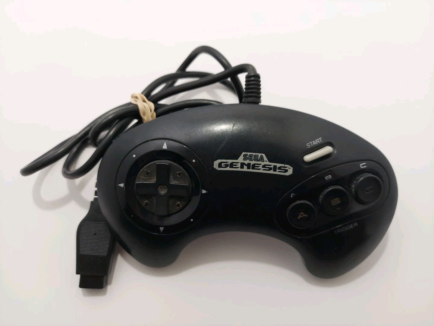 Sega Genesis Model 2 Console System Bundle Cords, Oem Controller, And Game Works