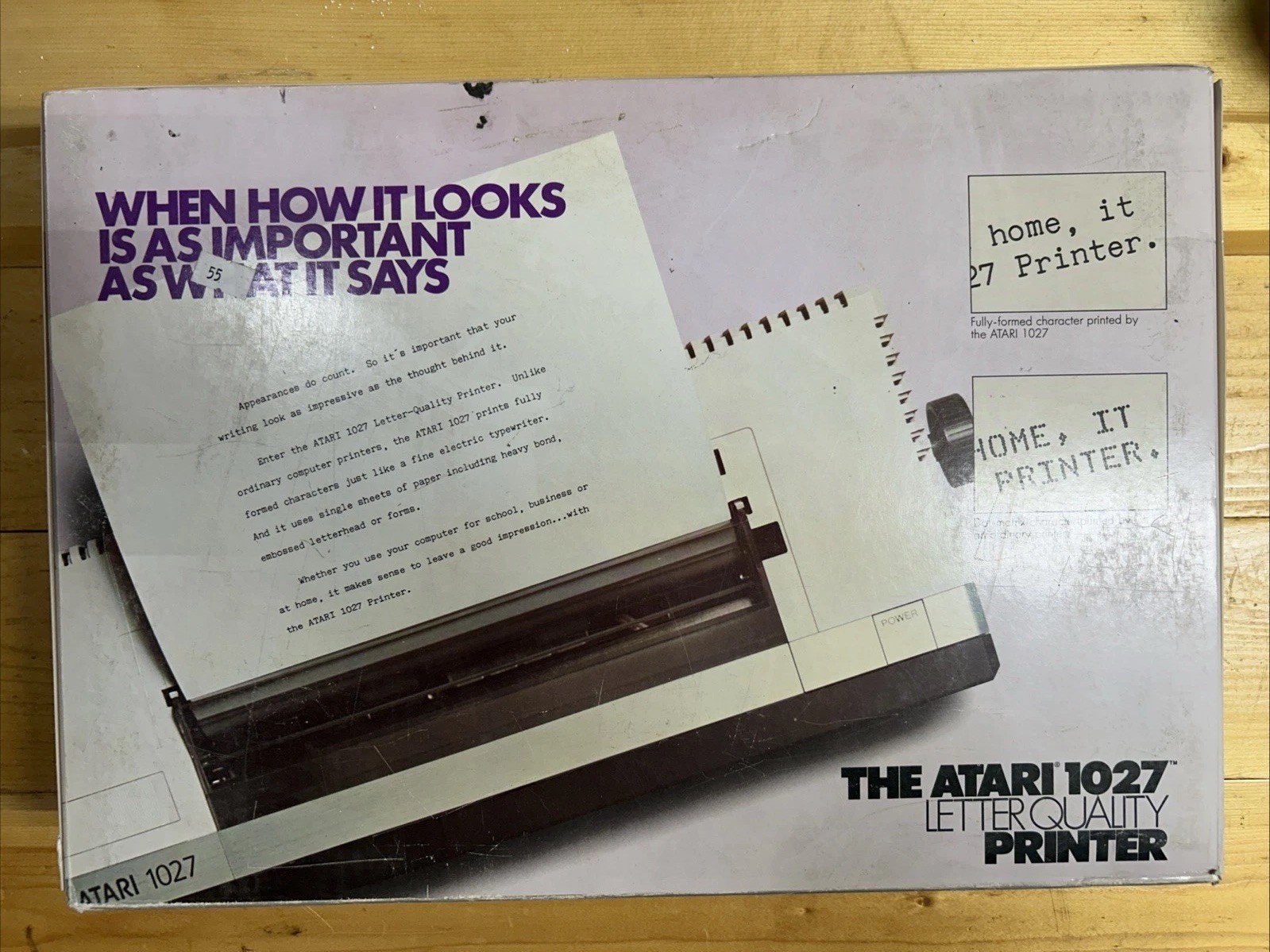 Vintage Atari 1027 Letter Quality Printer Brand New Never Opened