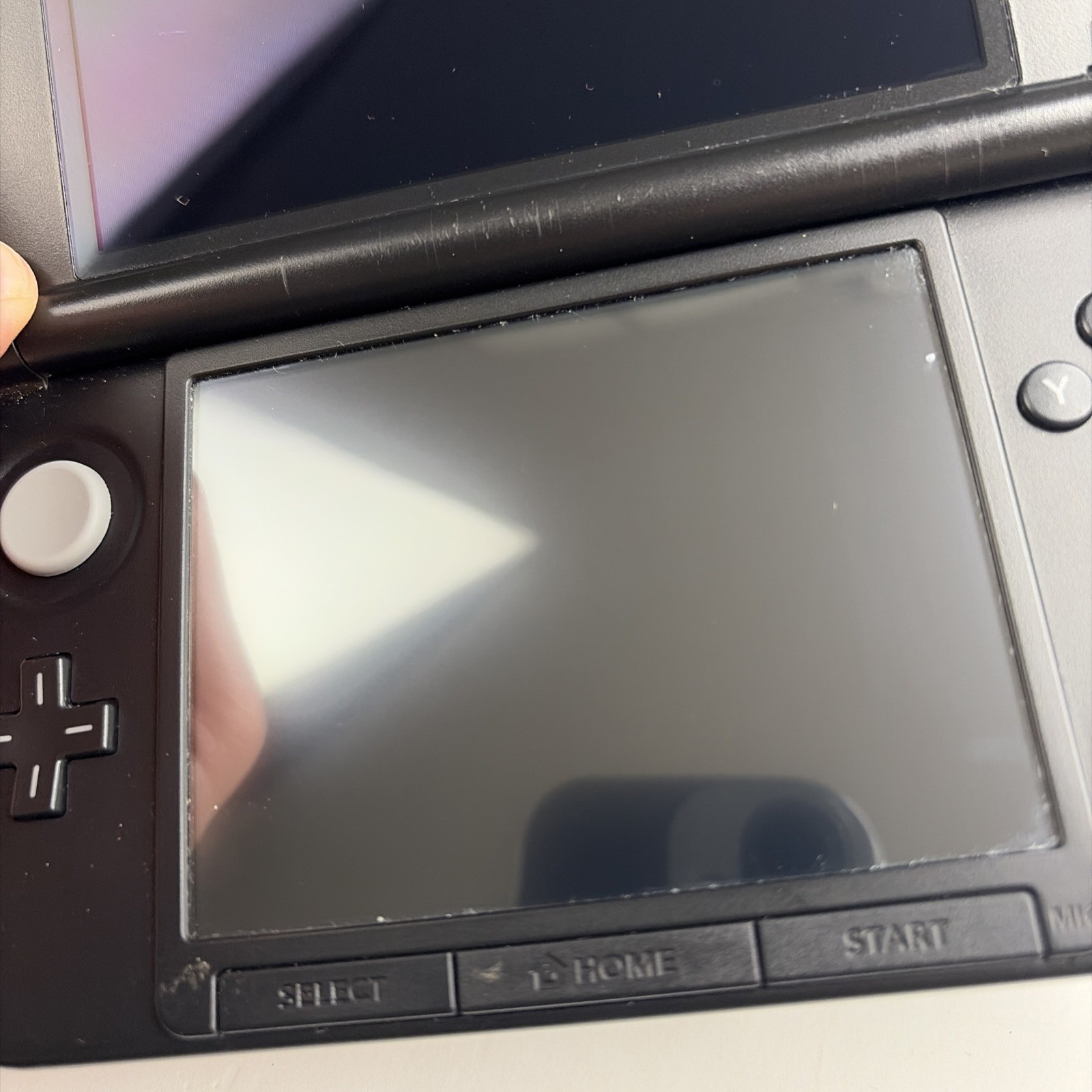 Nintendo 3DS XL Handheld Console SPR-001 Black US Model Charger Stylus