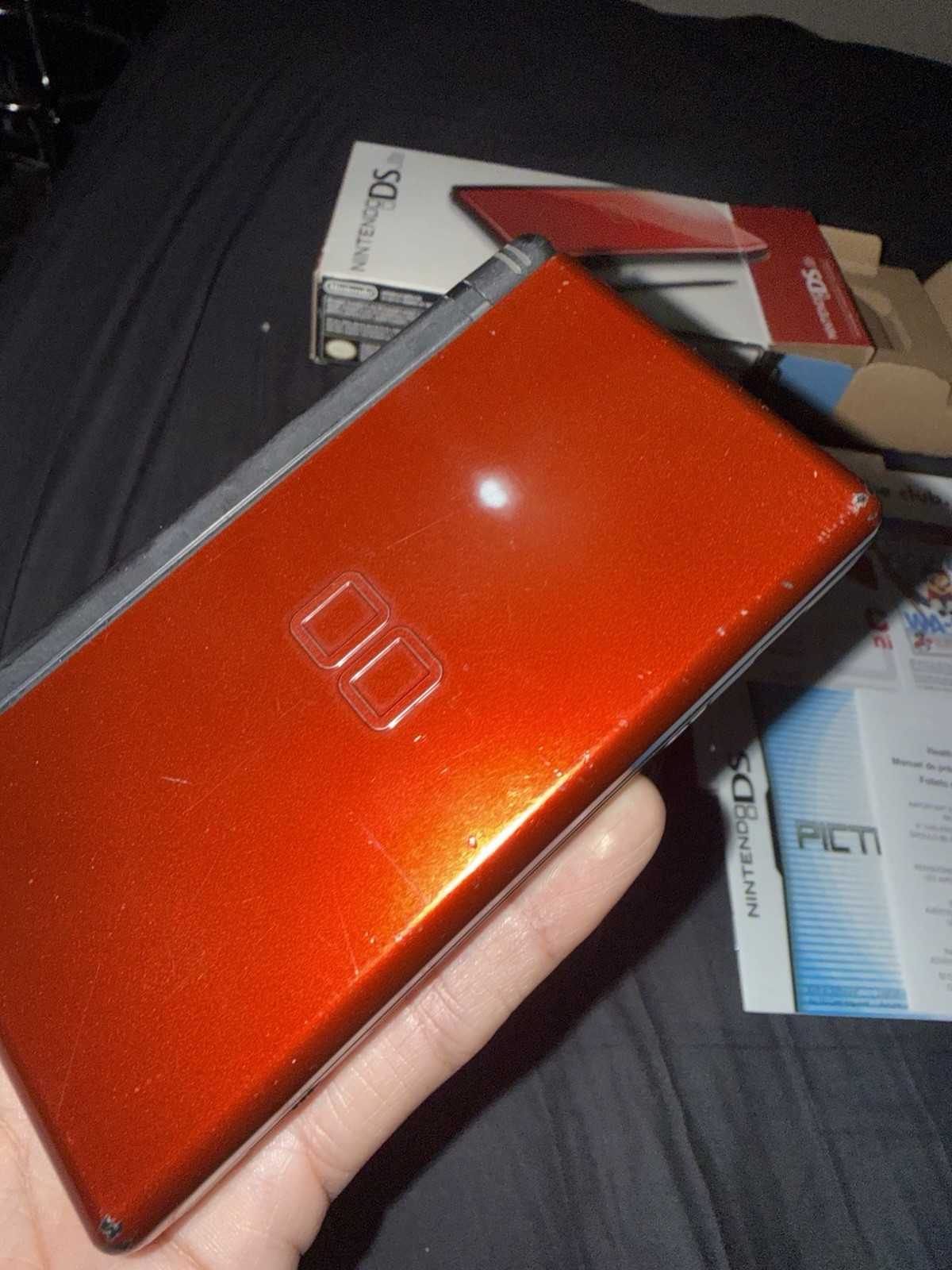 CIB Nintendo DS Lite Handheld System – Red (TESTED) ‘Read Description’