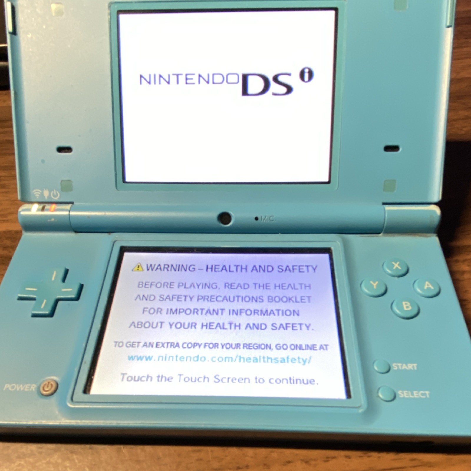 Nintendo DSi Blue Handheld Console Wi-Fi Capability Camera