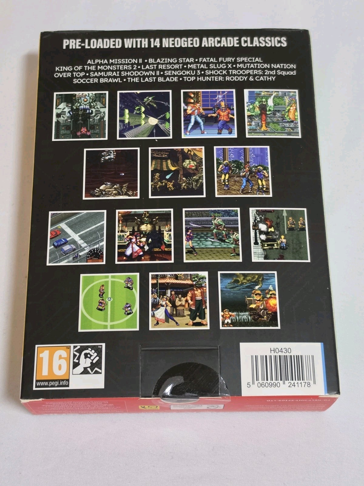 Evercade Hyper Mega Tech Neo Geo SNK Limited Edition Super Pocket Slight Usage