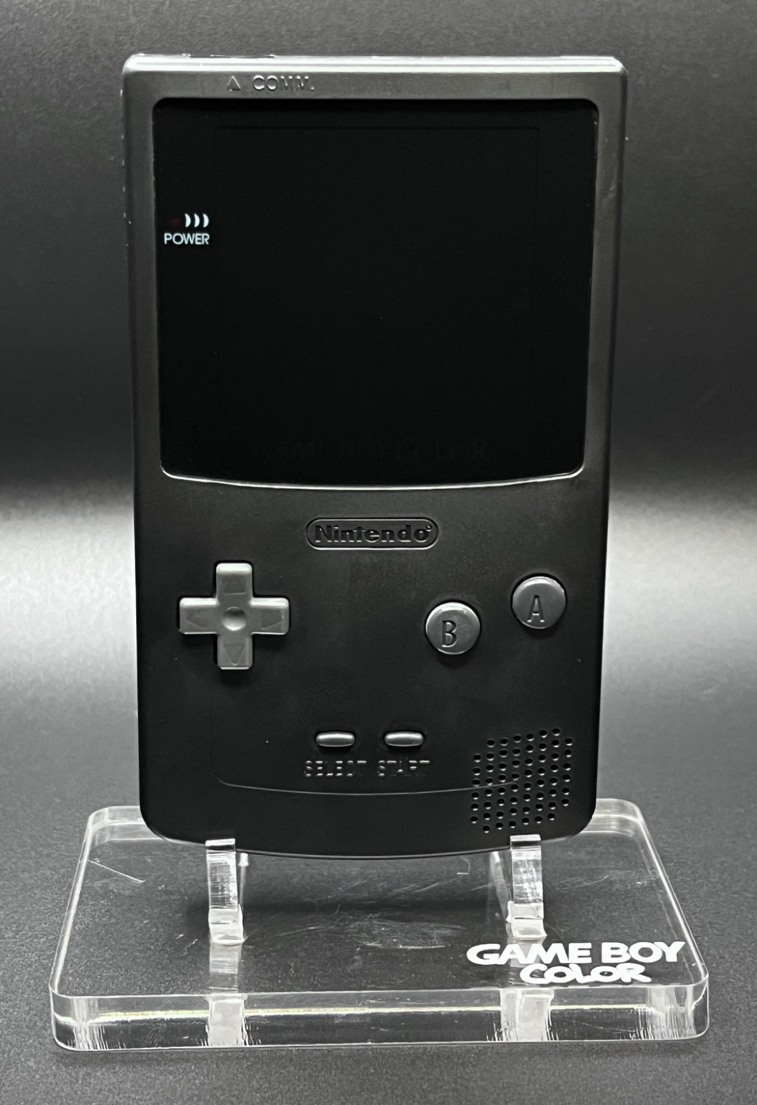 GameBoy Color OLED Screen Mod + USB‑C Rechargeable 1500mAh – Black