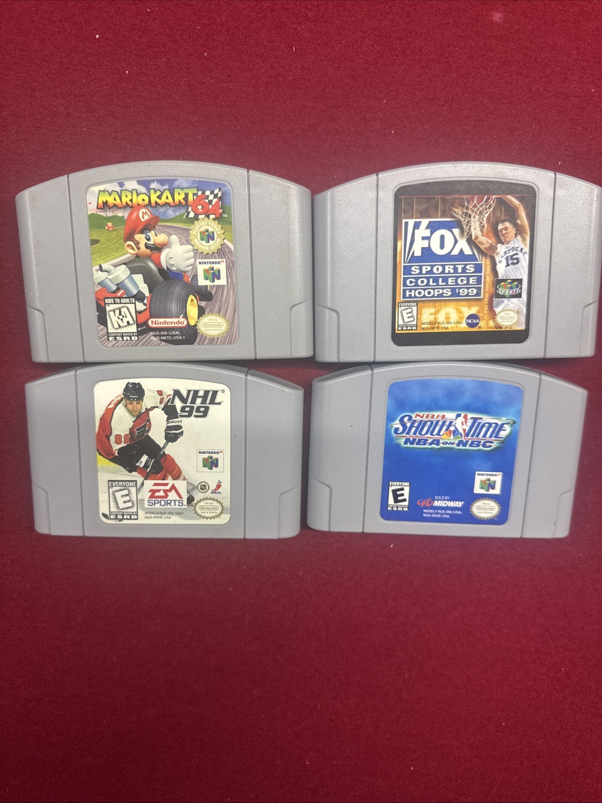 N64 Console Bundle Nintendo 64: Mario Kart 64 + 3 More Games. Tight Sticks. OEM