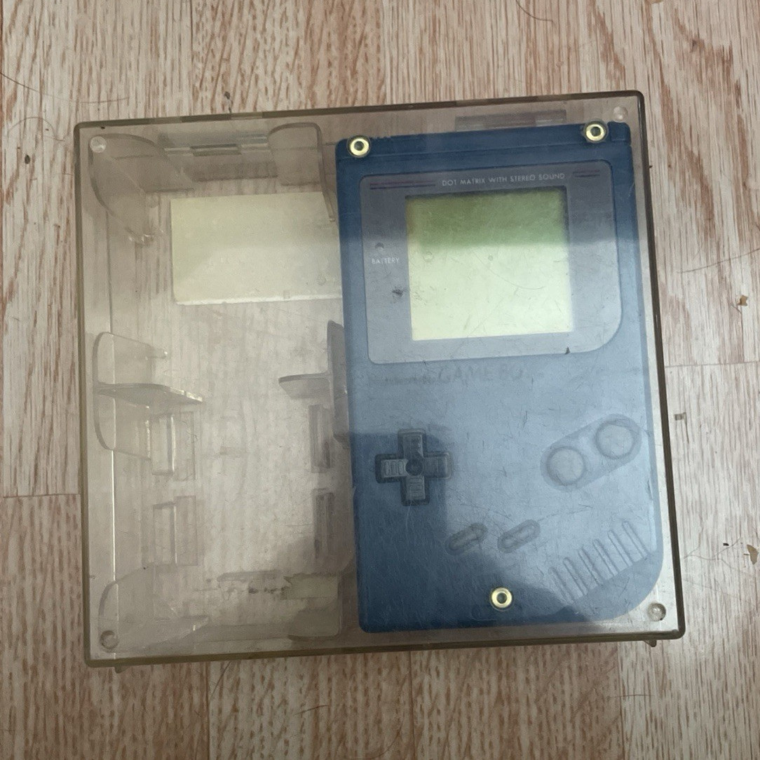 Nintendo Game Boy Blue Handheld System German very Rare