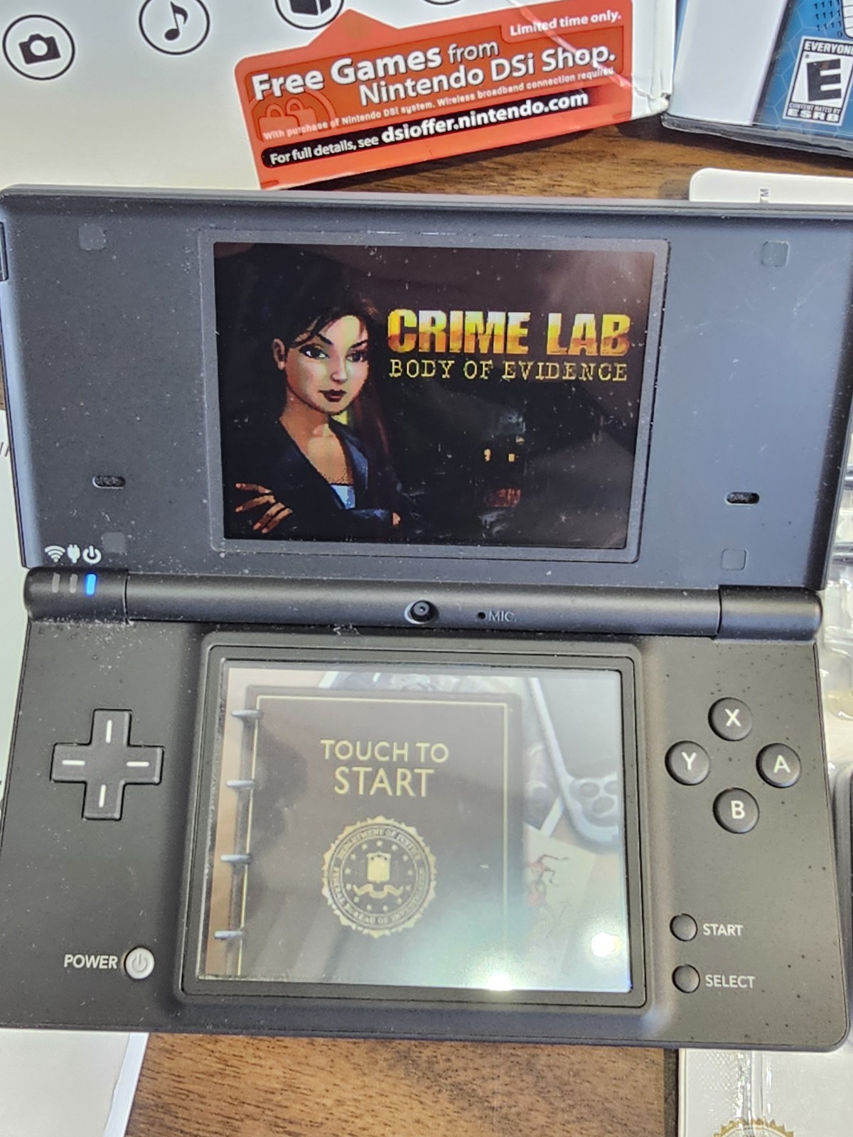 NINTENDO DSi Black Console NTSC U/C – Old Stock – TWL S KA USZ And Accessory Kit
