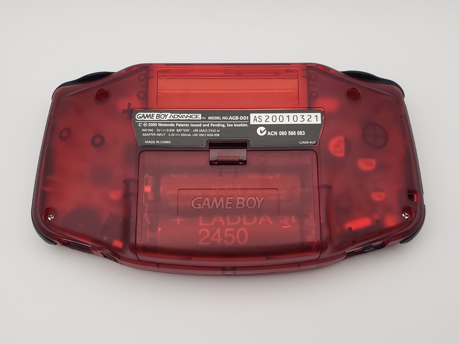 Groudon Game Boy Advance, Funnyplaying Backlit IPS Screen Pokemon Ruby Theme
