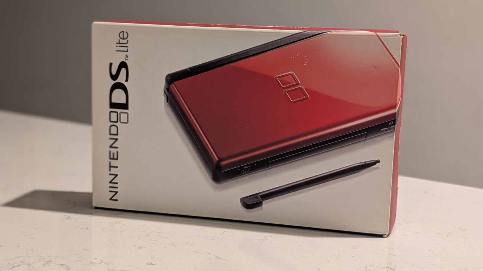 Open Box Nintendo DS Lite Crimson Handheld System – Red/Black