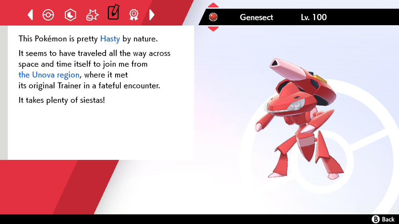 Pokemon Sword & Shield Genesect 6IV 🌟Shiny🌟 & Non Shiny Best EVs & Nature