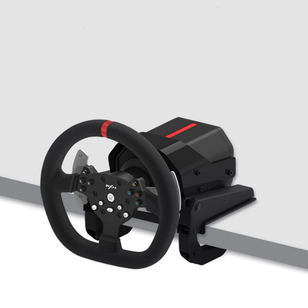 PXN V10 Game Aiming Wheel Force Feedback Racing Game Aiming Wheel Compatible Wit