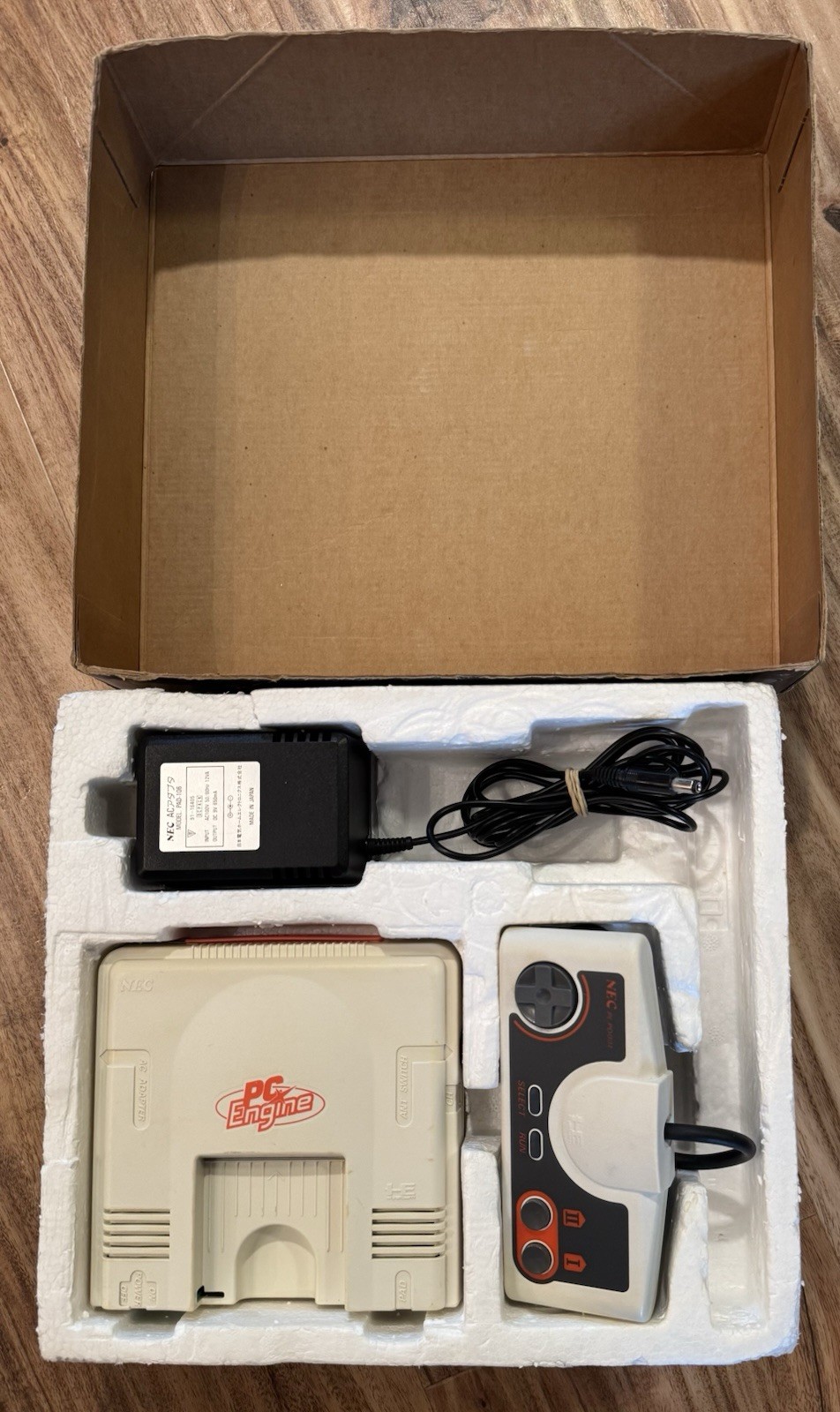 NEC PC Engine Console System Recap In Box White PI-TG001 Japan Import US Seller