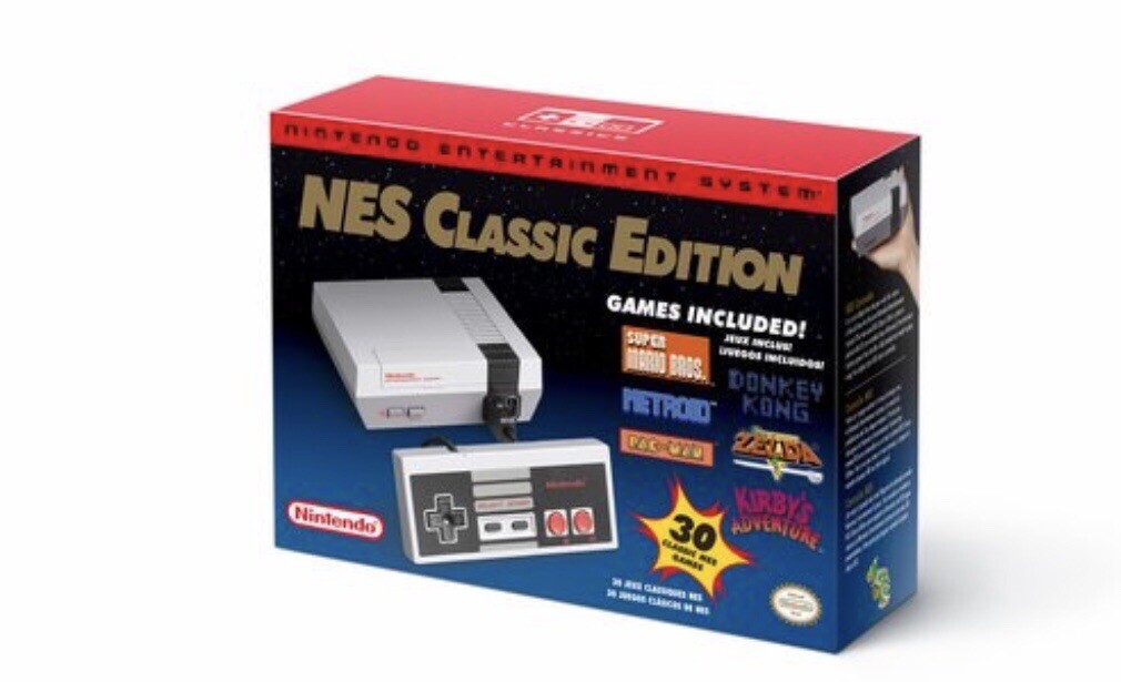 Nintendo Classic Mini SNES 512MB Game Console – Gray