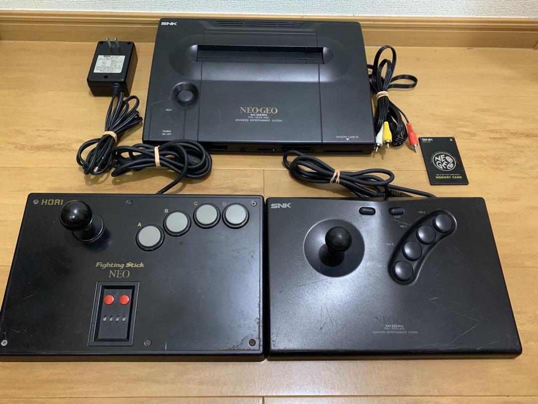 SNK NEO-GEO main unit set, working condition