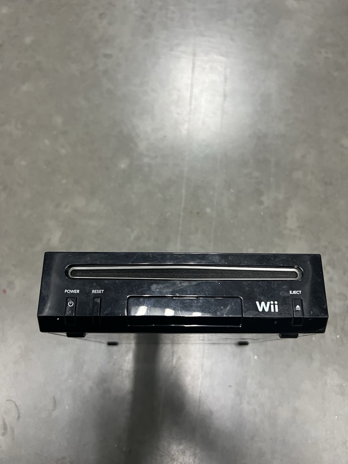 Wii Console System Only Black RVL-101 (USA) Tested Works Nintendo