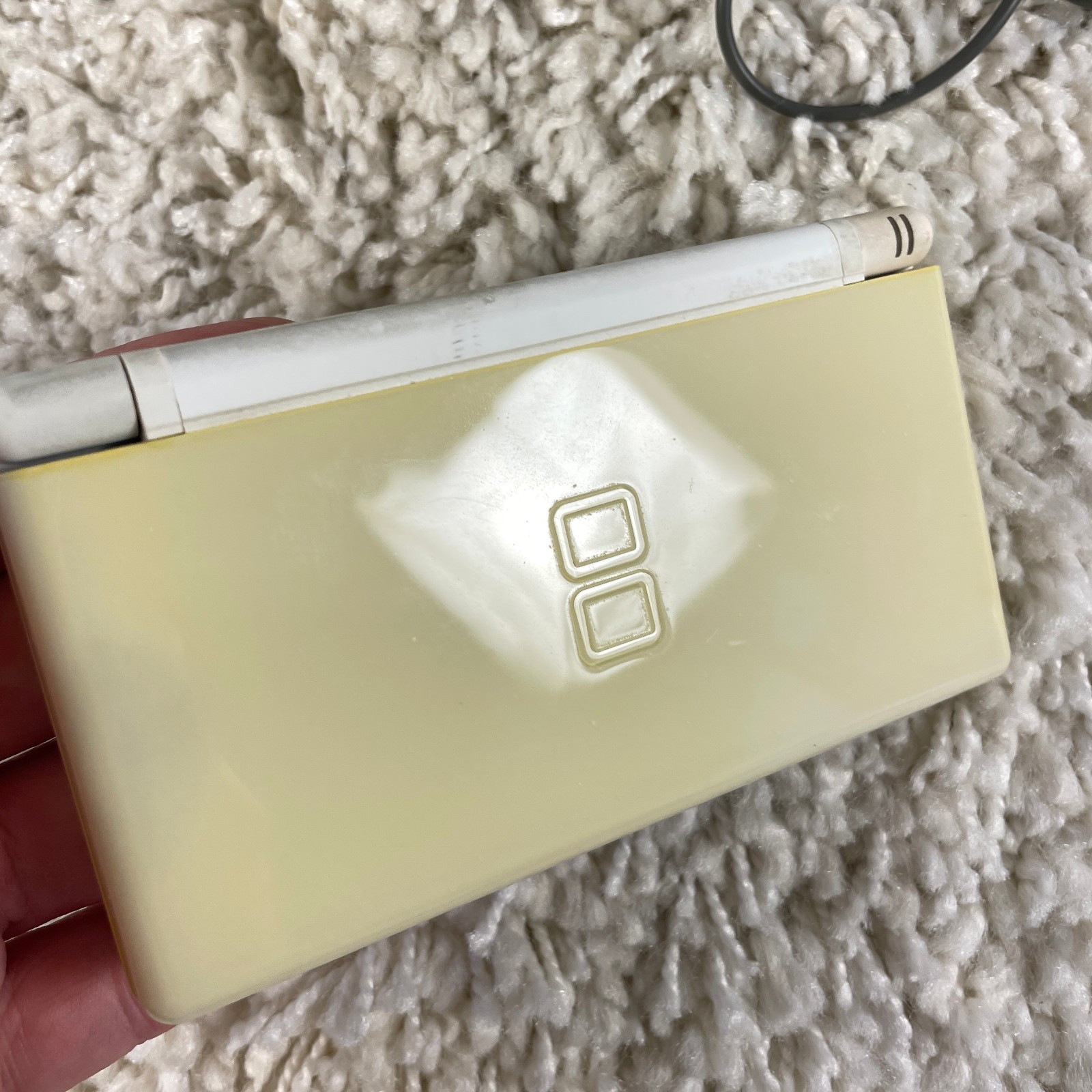 Nintendo DS Lite Polar White Handheld System USG-001 in Box Tested