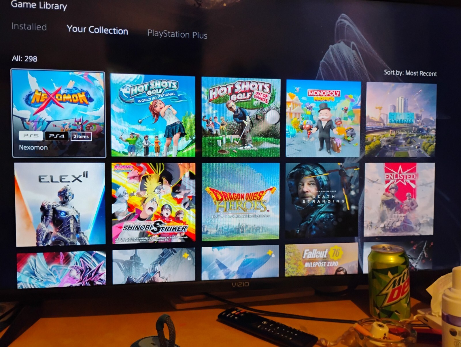 PS5,1tb External Hard Drive,3 Controllers,Rig Headset,My Account With 298 Games