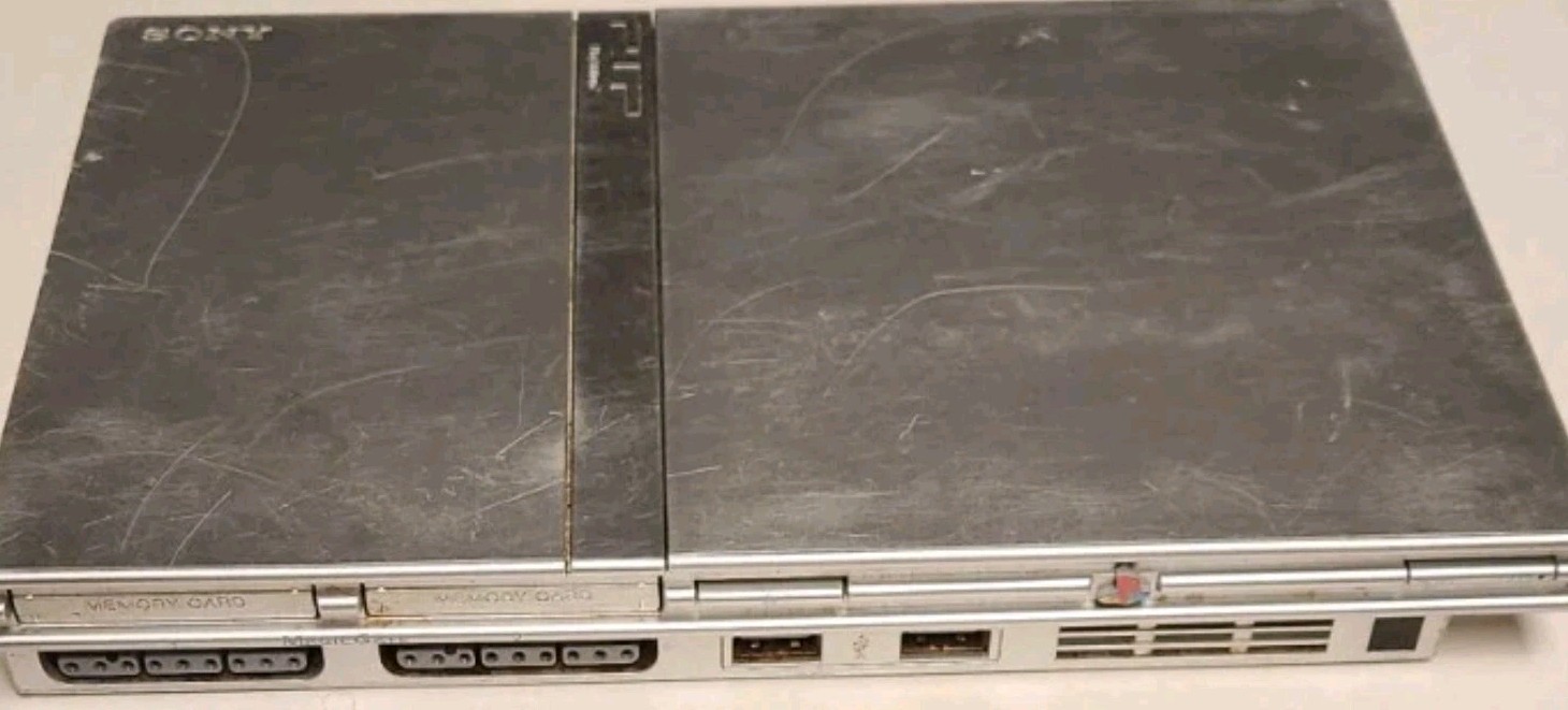 SONY PS2 Slim Silver SCPH-79001 Console only Original Playstation 2 Gray Retro