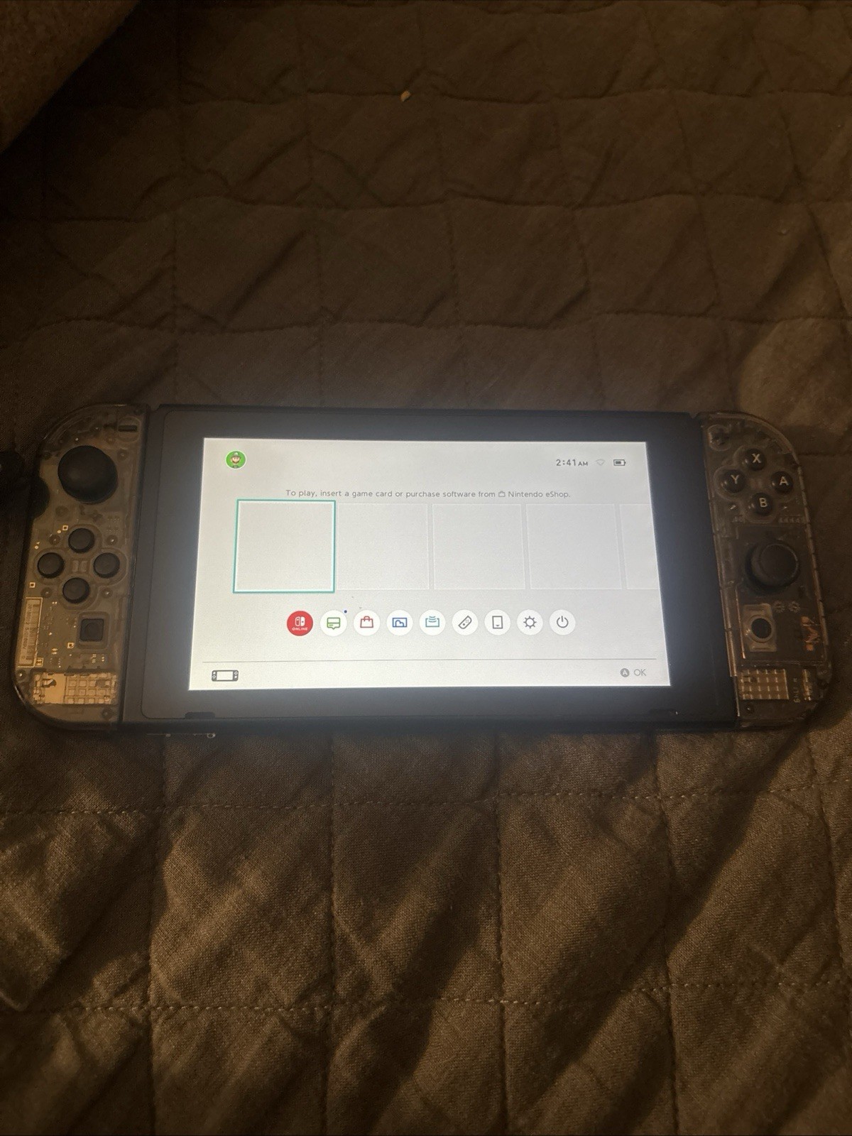 Nintendo Switch custom Shell Clear