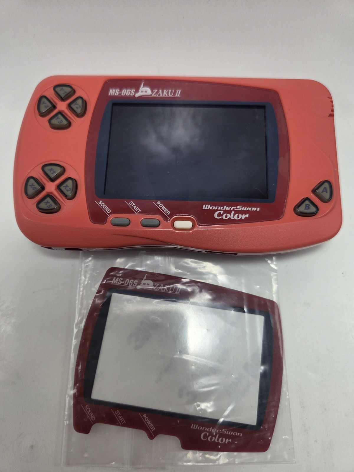 WonderSwan Color MS-06S ZAKU II Zaku Version Console Only Bandai Gundam Working