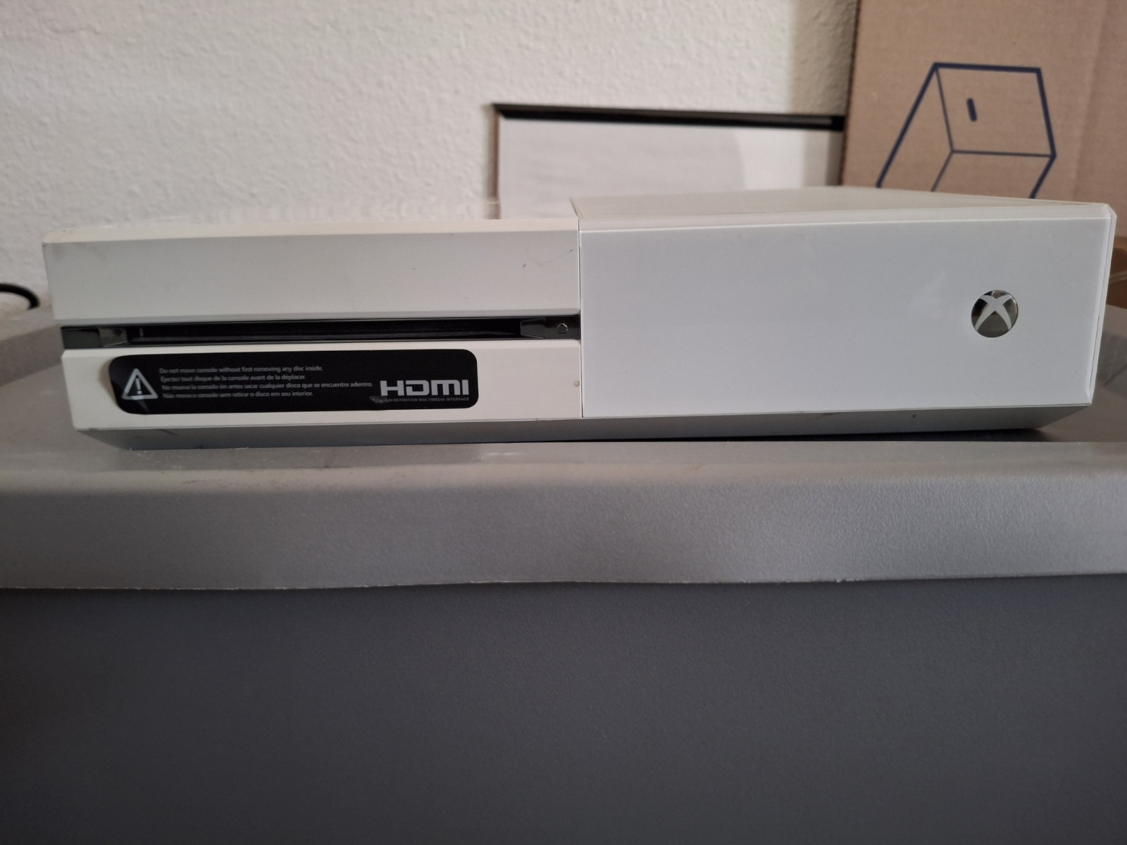 White Xbox One Model 1540 Console Only With 2 Games
