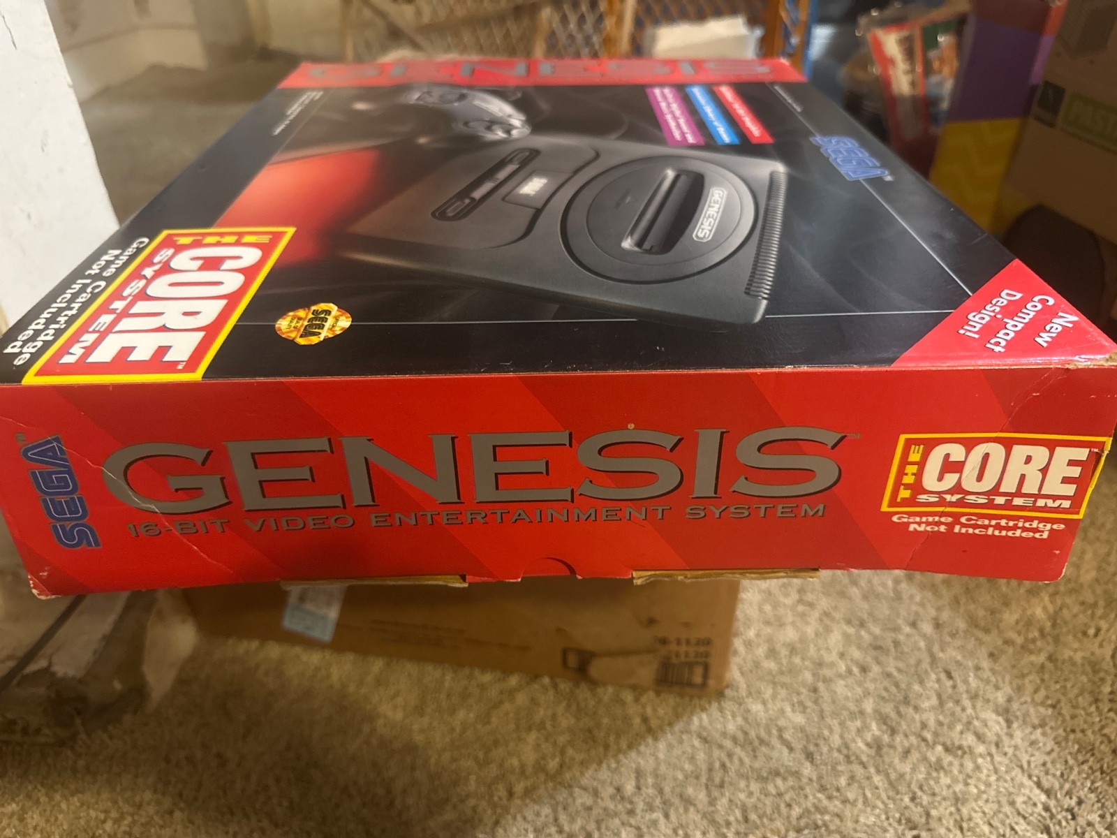 SEGA GENESIS Model MK-1631 Console Box ONLY w/ inserts + Case Protector READ!!!