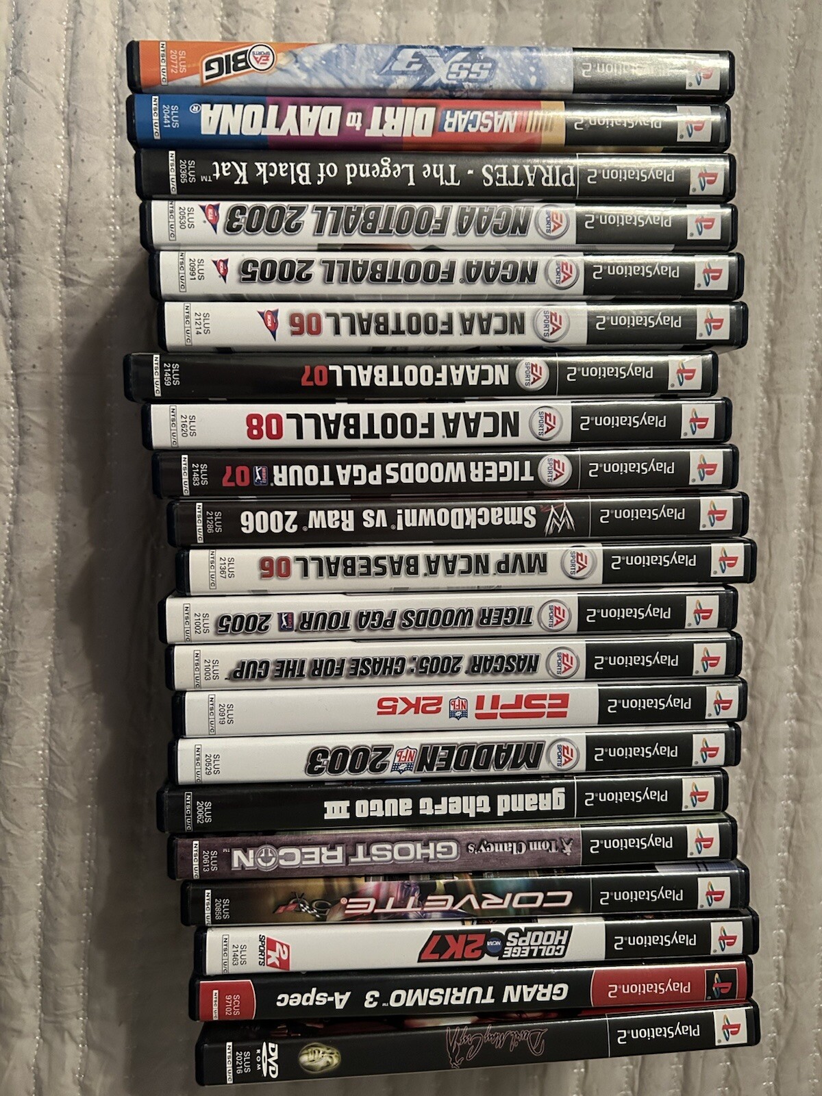Sony PlayStation 2 Bundle With 21 Games. Tested And Working