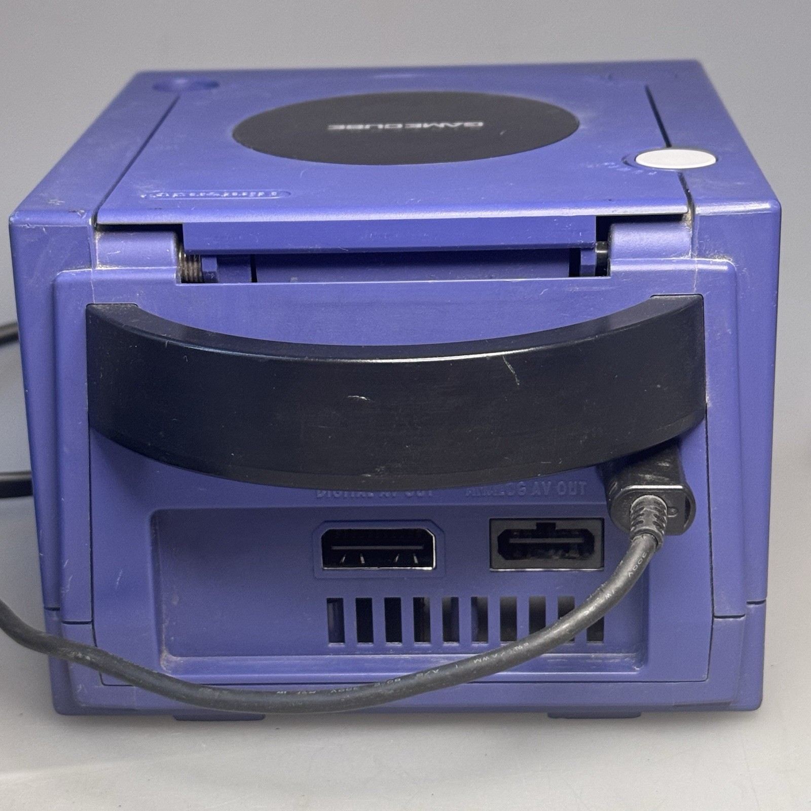 Nintendo GameCube Console DOL-001 Indigo Purple For Parts Not Working Untested