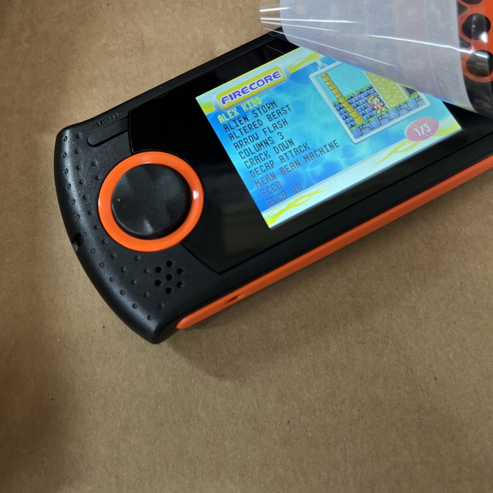 AT Games Sonic Portable Player 2.8” Color LCD Display 20 Games – New, Rare Item!