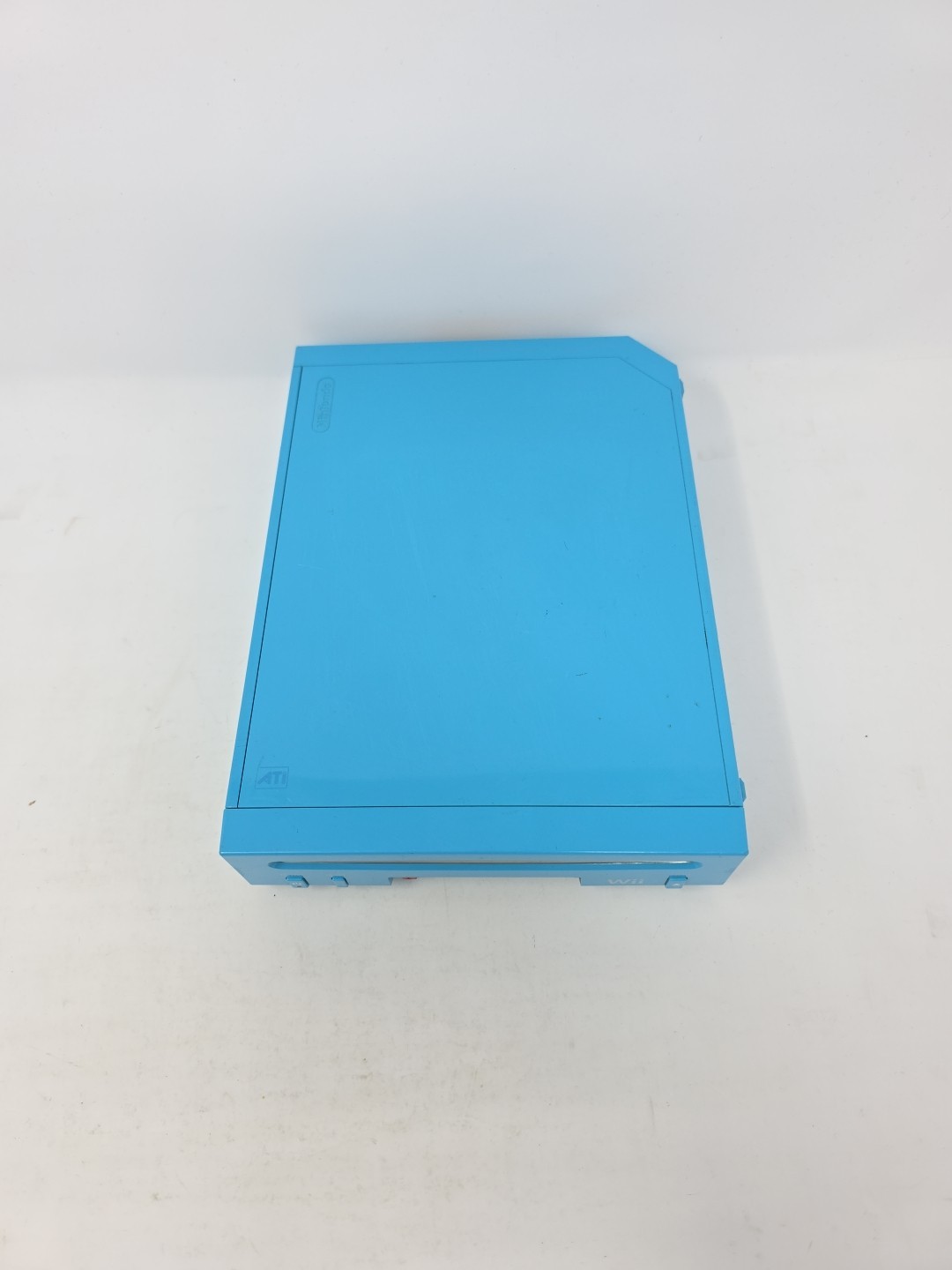 Nintendo Wii System Blue Console Bundle With Wii Mote And Cables RVL-101 Tested