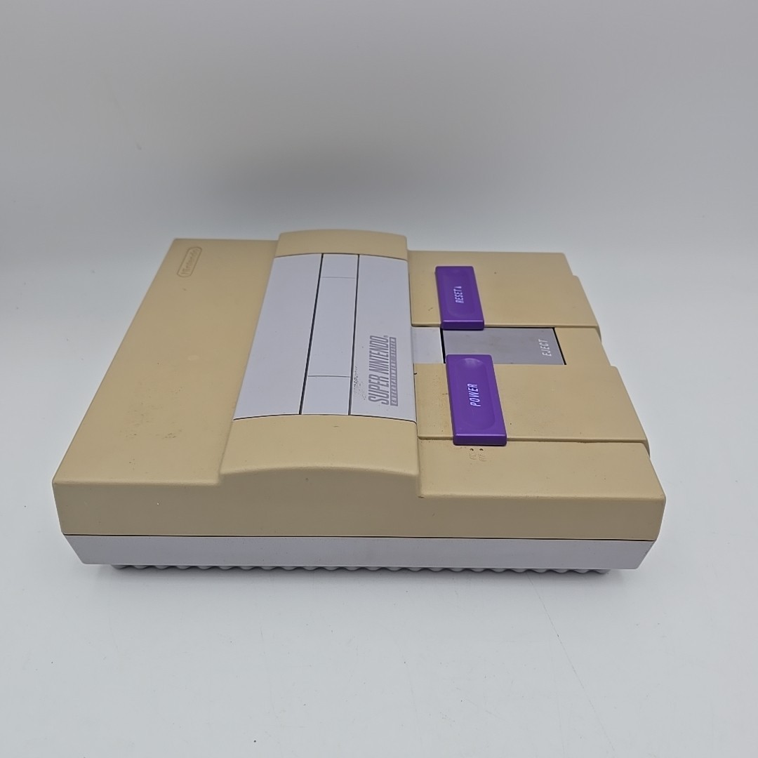Super Nintendo System SNES Console Tested New Cables And Controllers