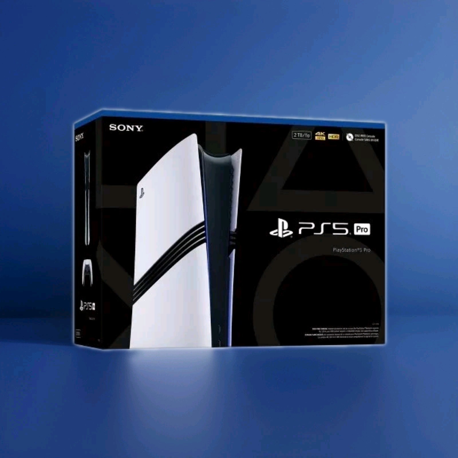 PlayStation 5 Pro 4TB SSD/Disc Drive, Wireless Control&Case, CFI-7019, PS5 PRO