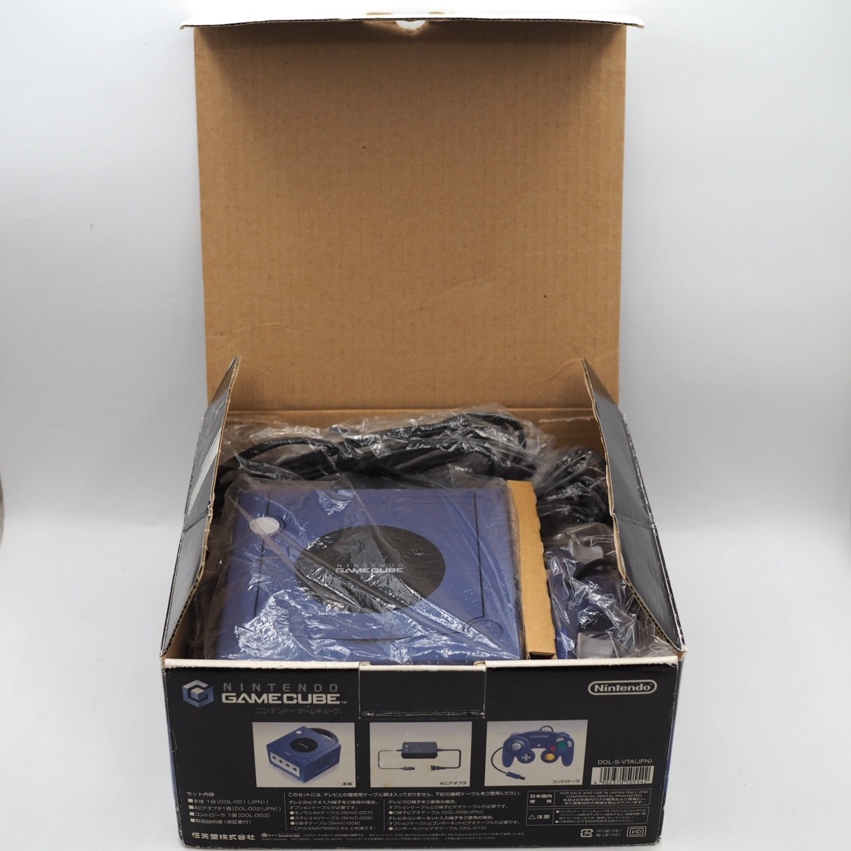 Nintendo GameCube Console System DOL-101 Violet Boxed NTSC-J NTSC-U/C Tested GC