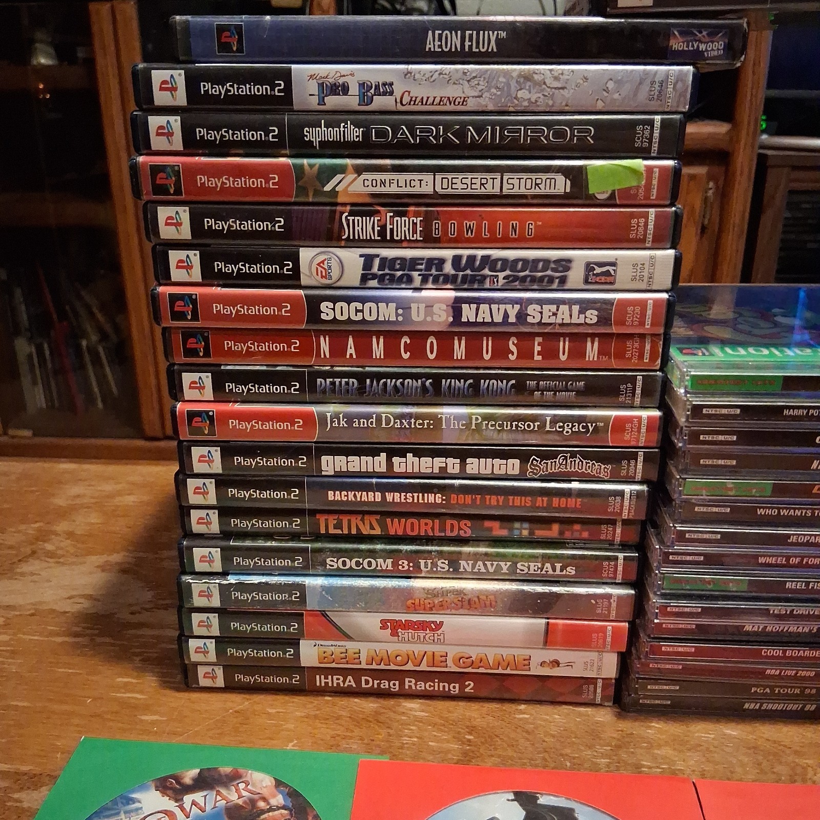 Ps2 Fat Console Bundle With 50 Games Ps1 Ps2 Games