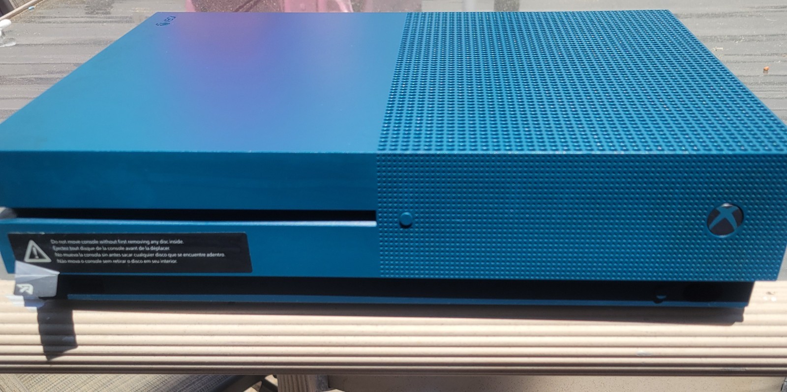 Microsoft Xbox One S 1TB Blue Console w/ Blue Wireless Controller & Power Cord