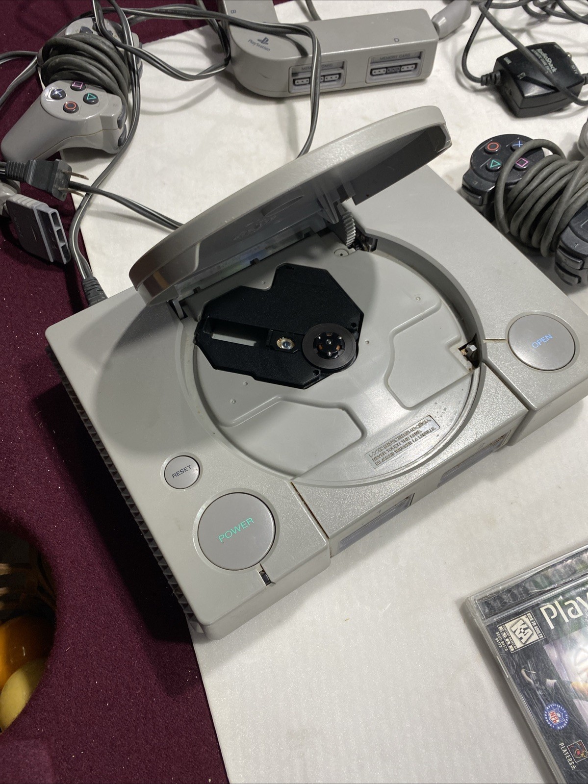 Sony PlayStation 1 PS1 Original Console System Bundle – Tested and Works