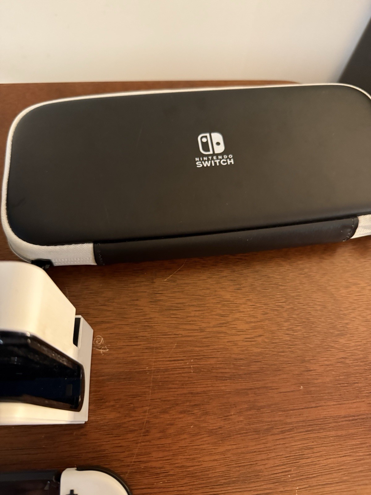 Nintendo Switch OLED Model White Handheld Console 64GB Wi-Fi USB-C & Accessories