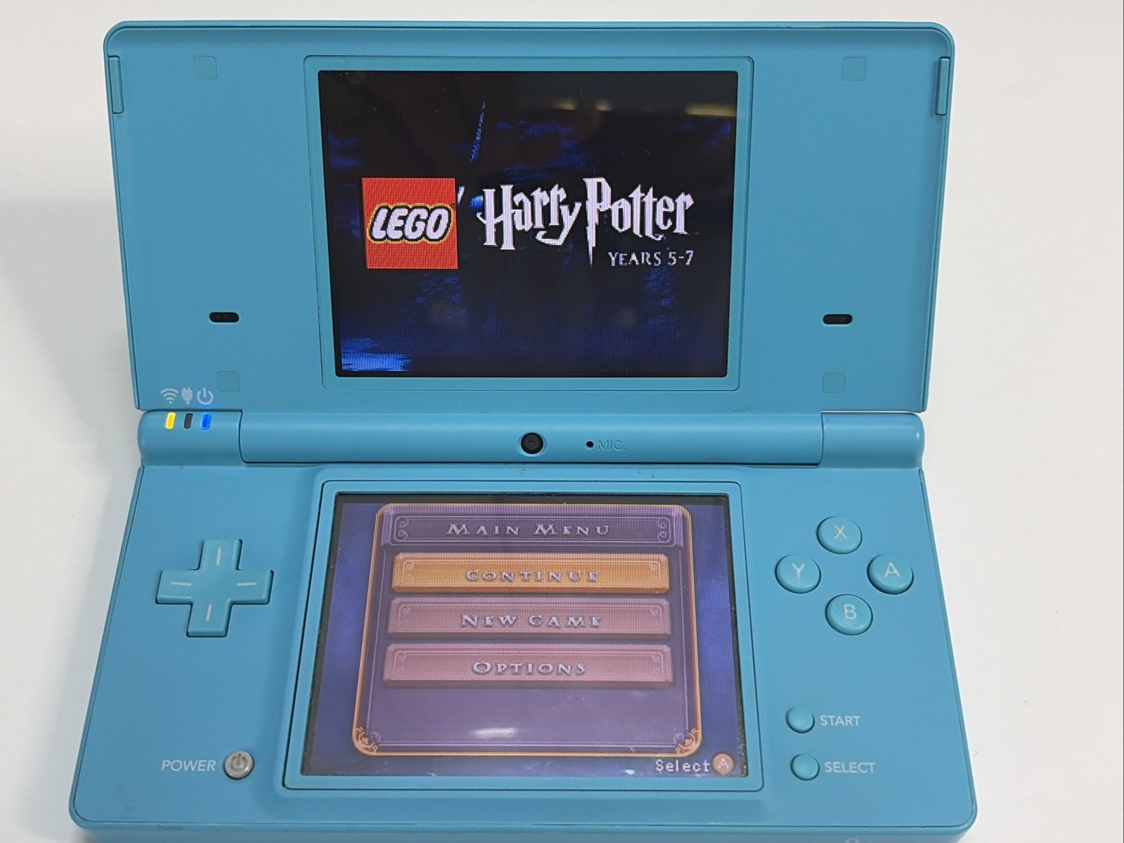 Nintendo DSi Handheld Game BLUE Console + Harry Potter Lego game