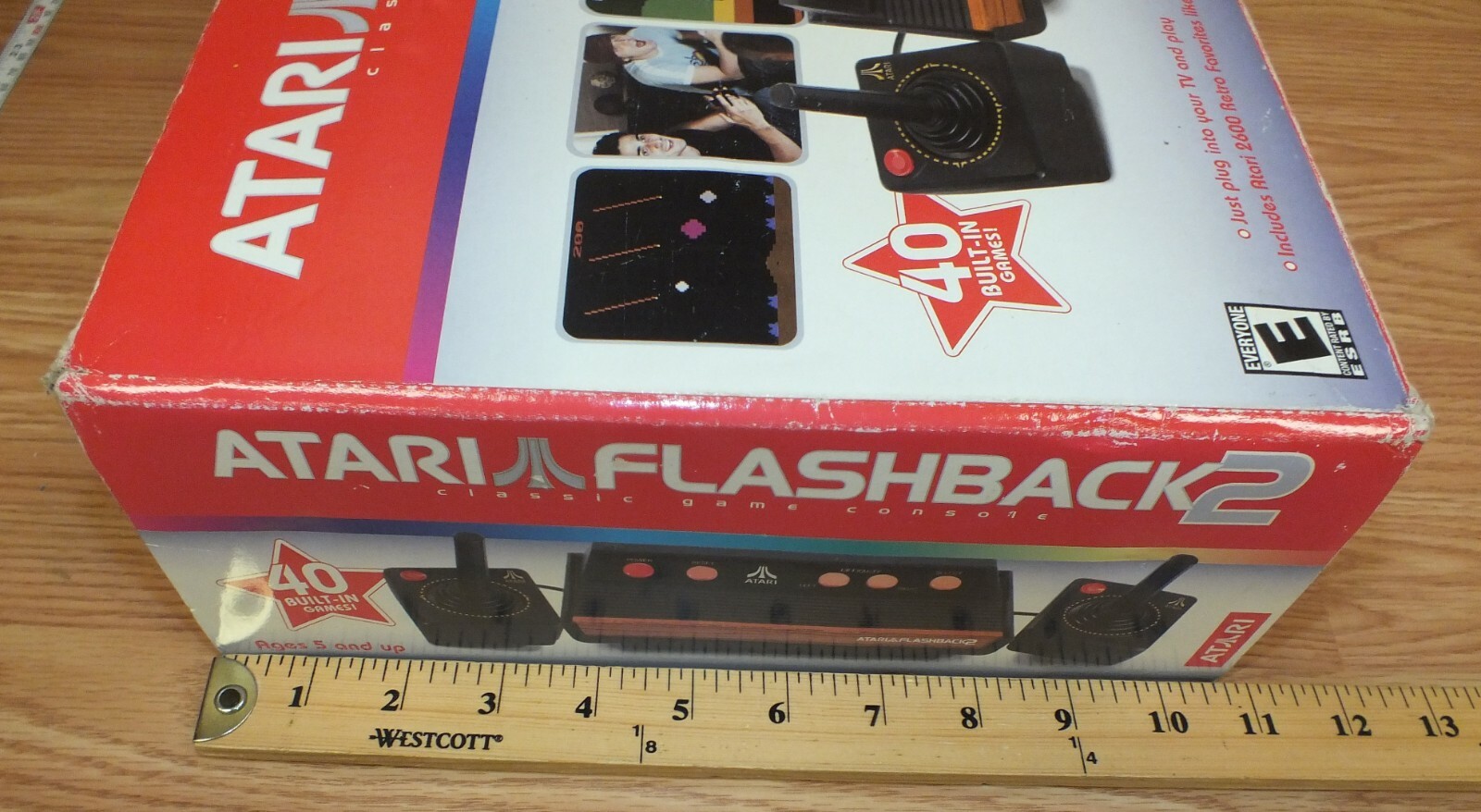 Atari Flashback 2 Black Plug & Play TV Game Console (NTSC) 40 Built-In Games!