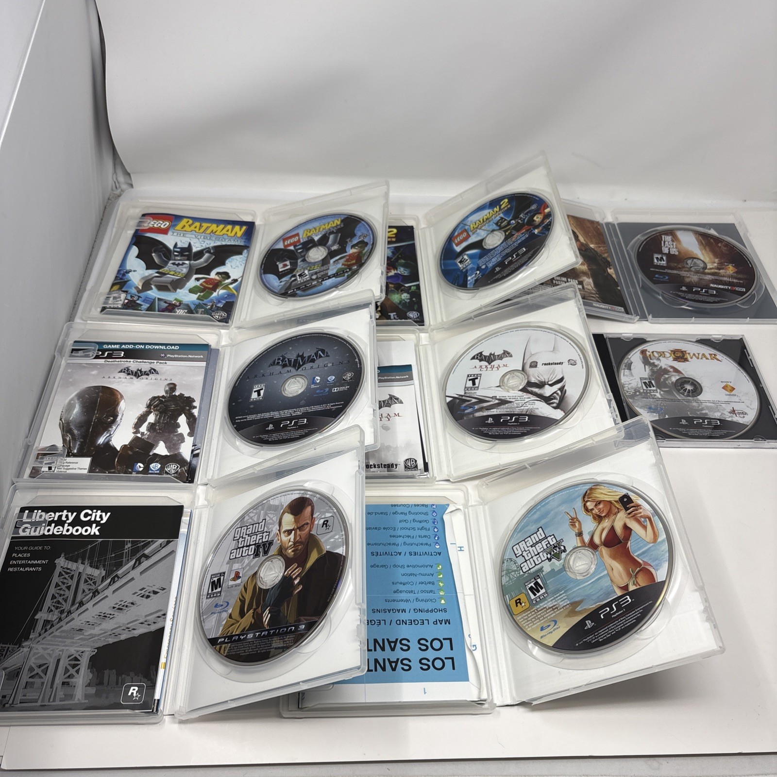 Sony PlayStation 3 PS3 Super Slim 250GB Console w/ Controller & 8 Games – Tested