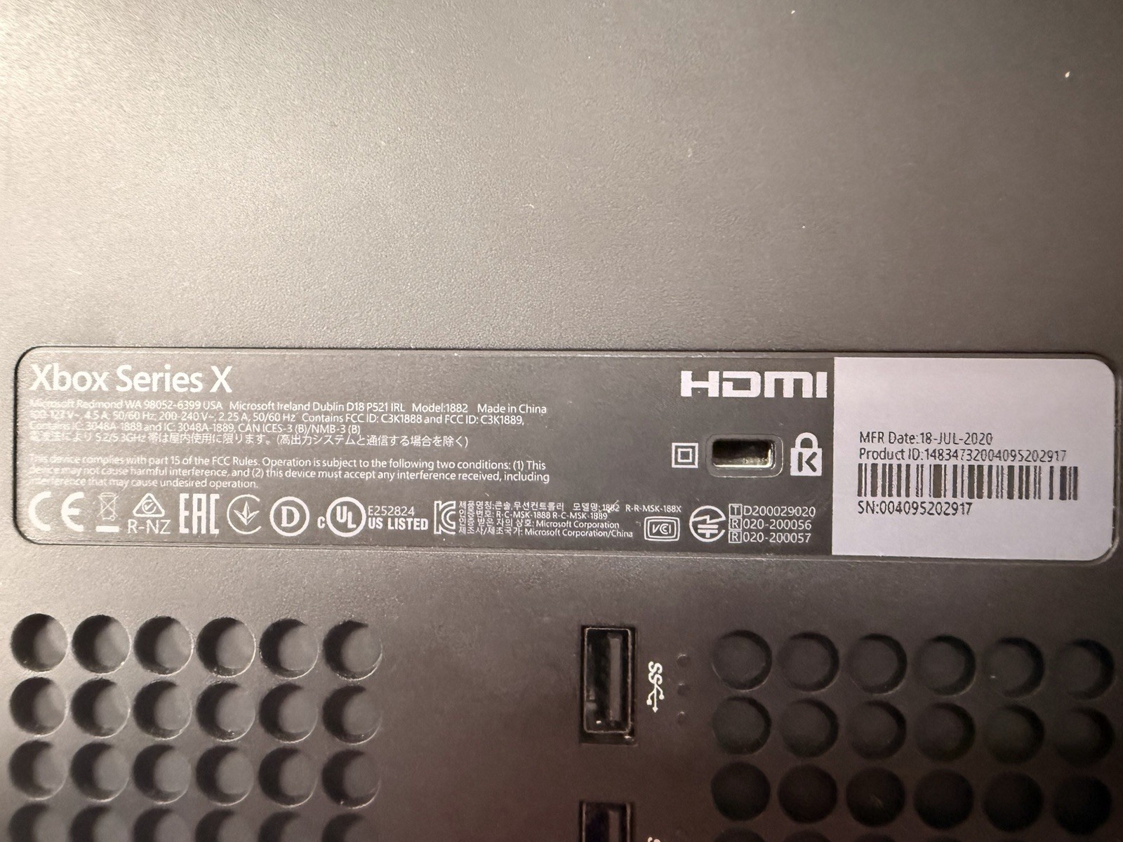 Microsoft Xbox Series X 1TB Video Game Console – Black