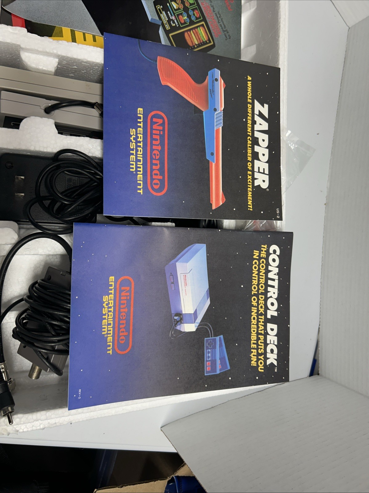 Nintendo NES Action Set Console Complete in box Box Is In Great Shape Tested