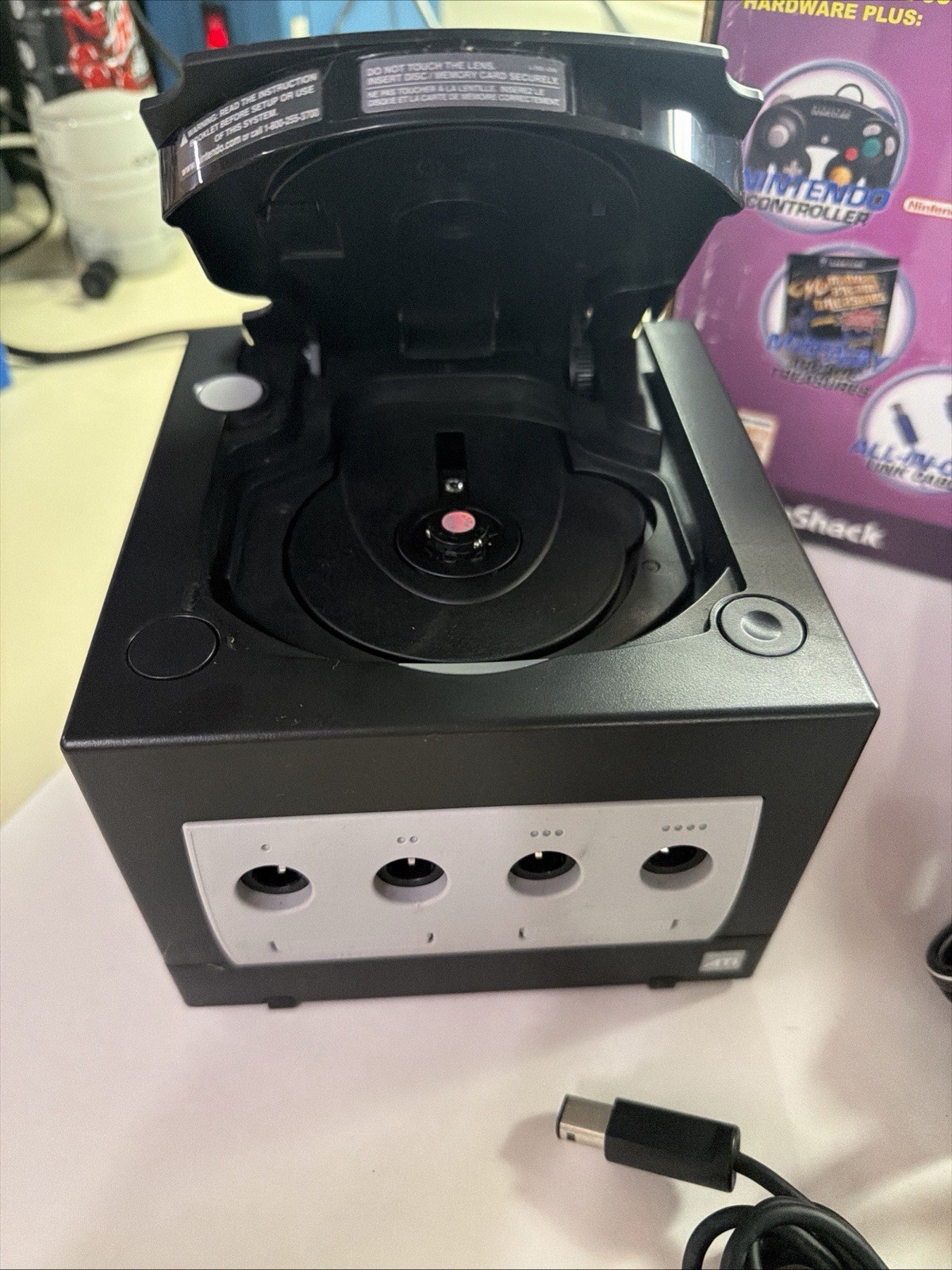 Radio Shack Nintendo GameCube Console System Platinum Gaming Bundle RARE!
