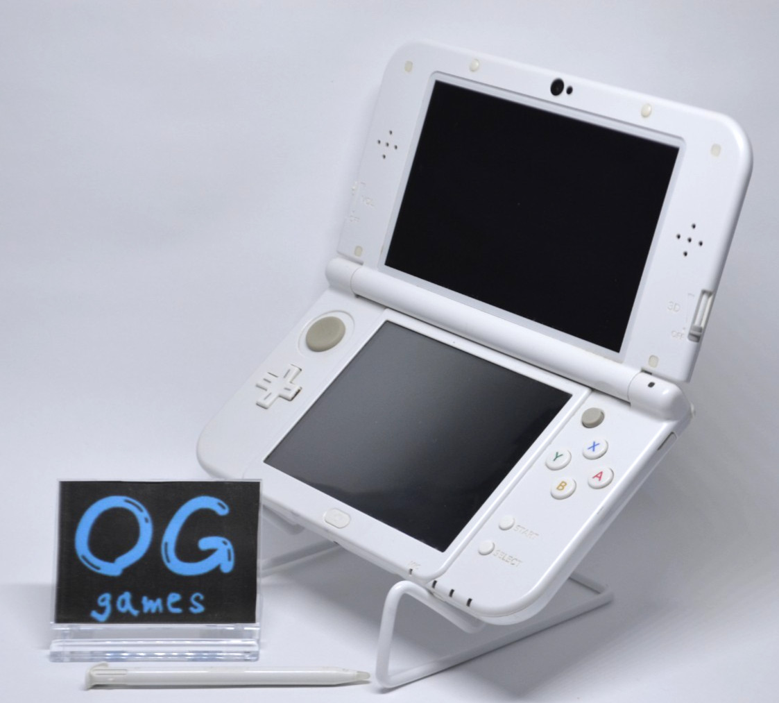 [NEAR MINT] NEW Nintendo 3ds ll xl Console Pearl White Japanese game 007