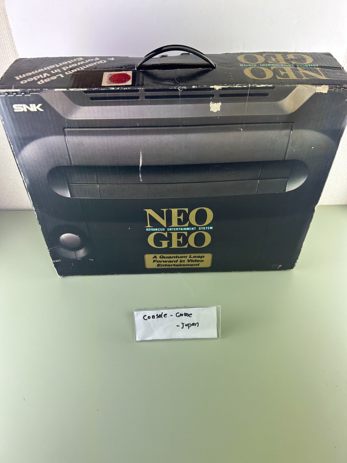 NEO GEO AES Console BOX SNK NEOGEO Serial number match