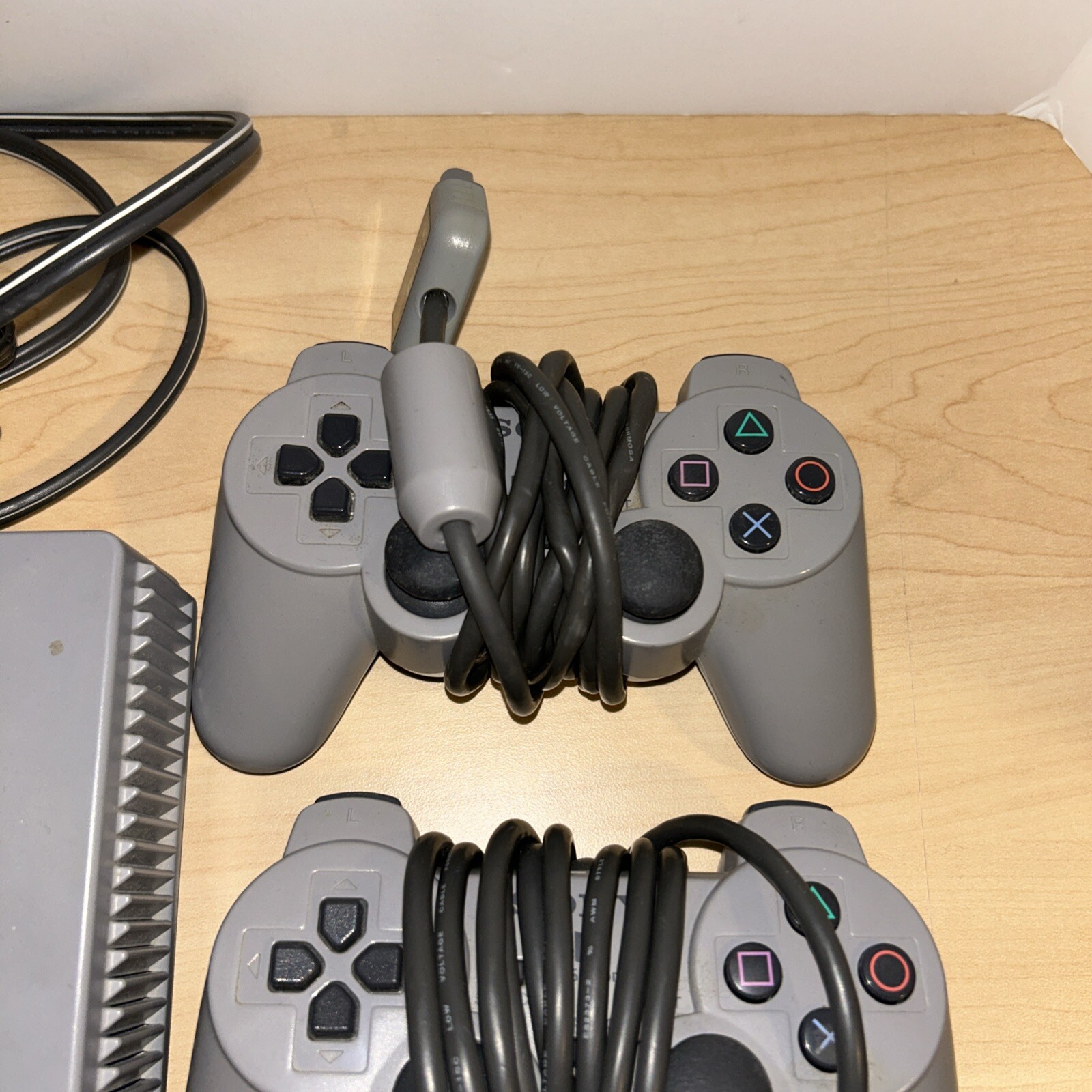 PlayStation Console SCPH-5501 (Untested) – 2 Controllers – Powers On – Lights Up