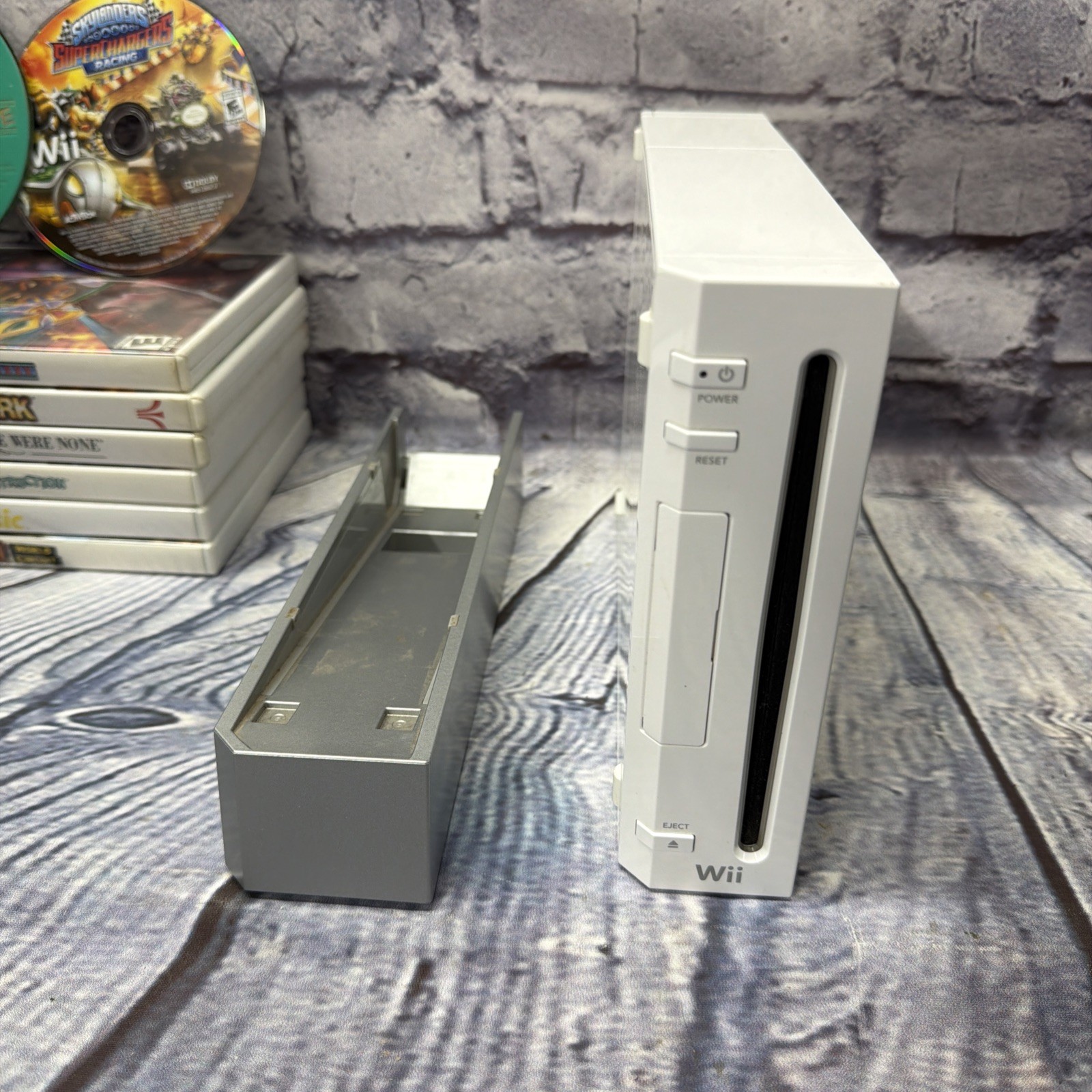 Nintendo Wii Console Bundle White With Games Rvl 001 Tested Fully Working