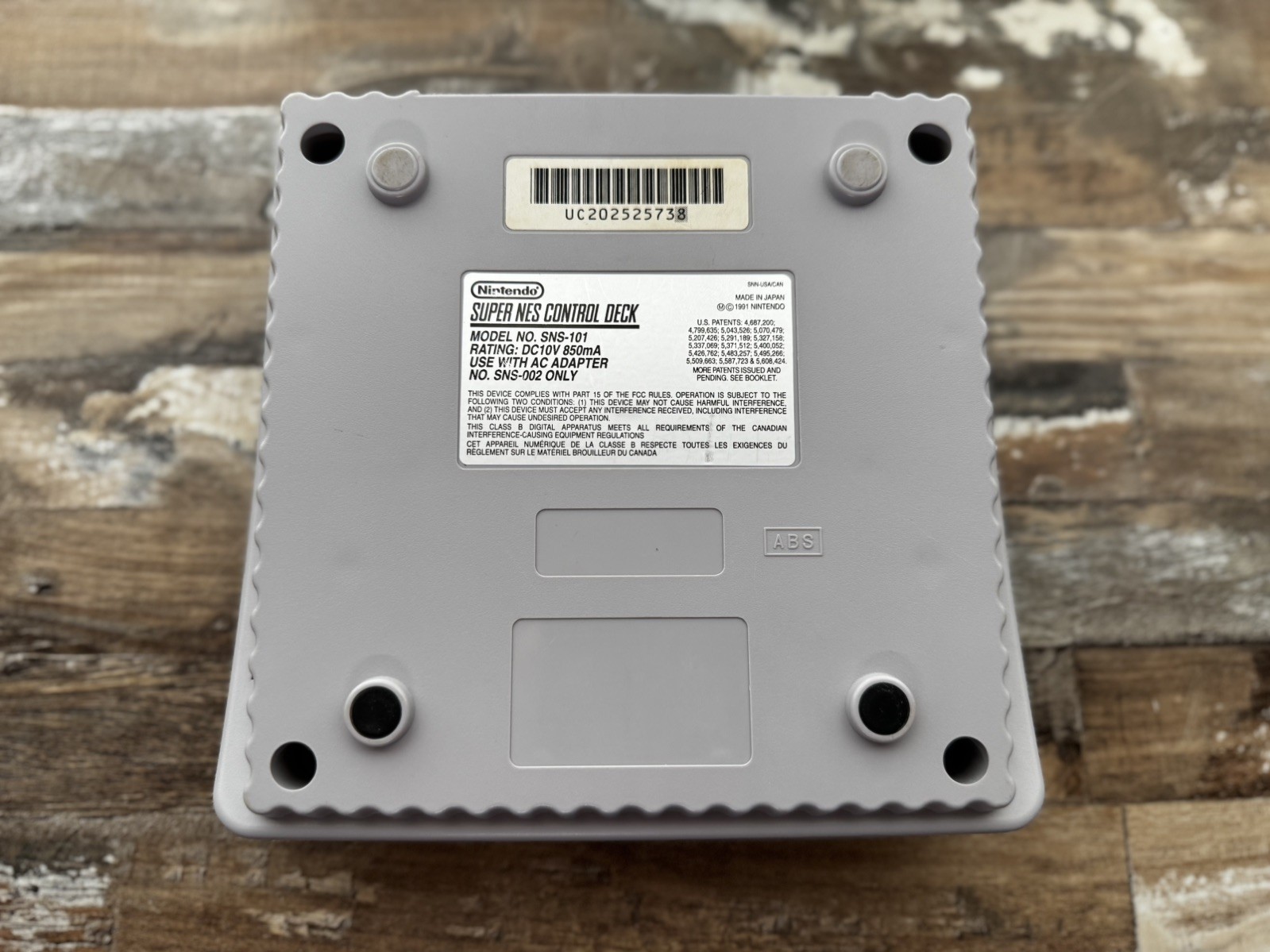 SNES Jr 1CHIP Console Only-RGB/Multi-Color Power Light/Recap-VR/Ghosting Fix+++